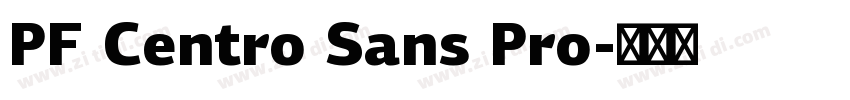 PF Centro Sans Pro字体转换